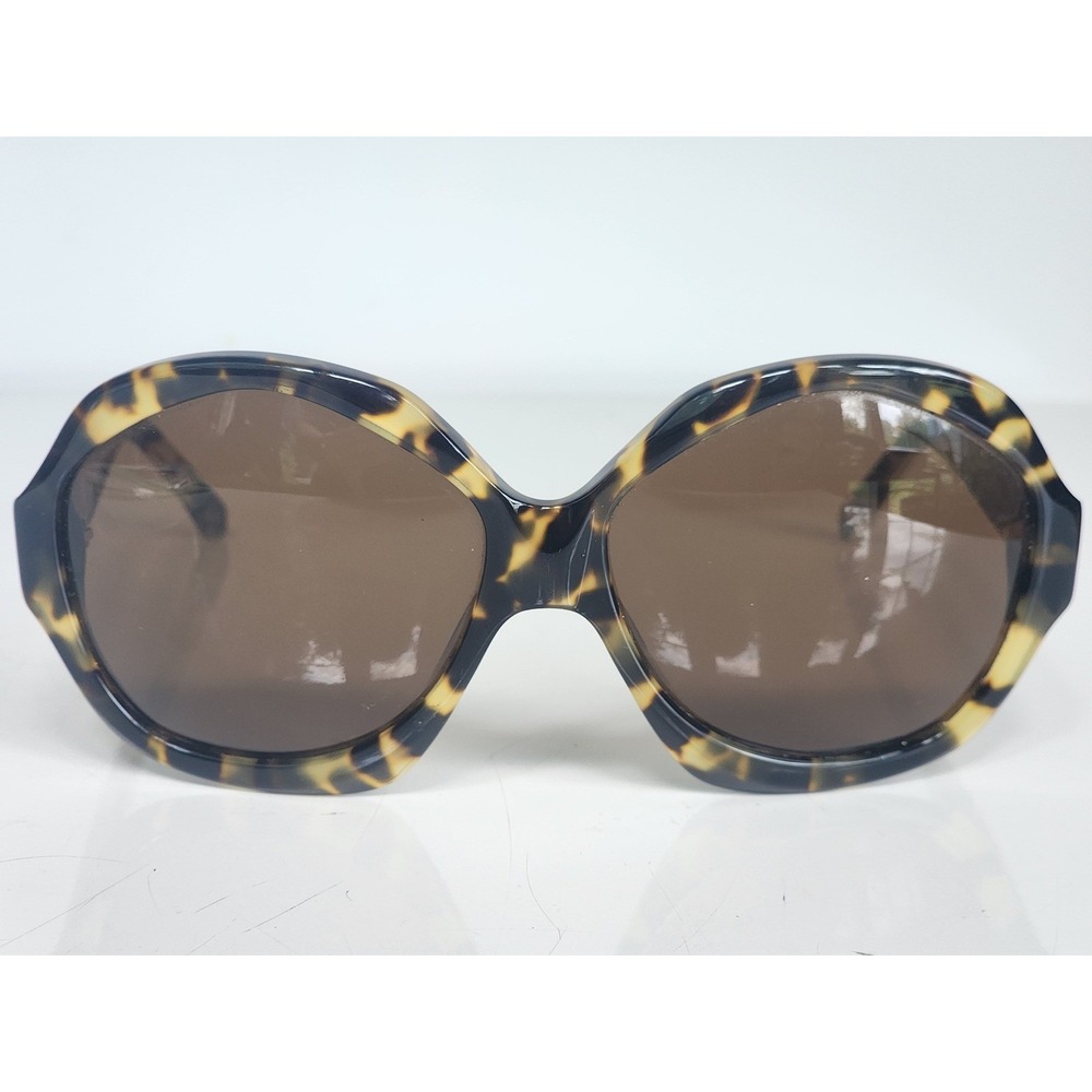 House of Harlow 1960 Anais Leopard Tortoise Oversized Round Sunglasses 58-14-130
